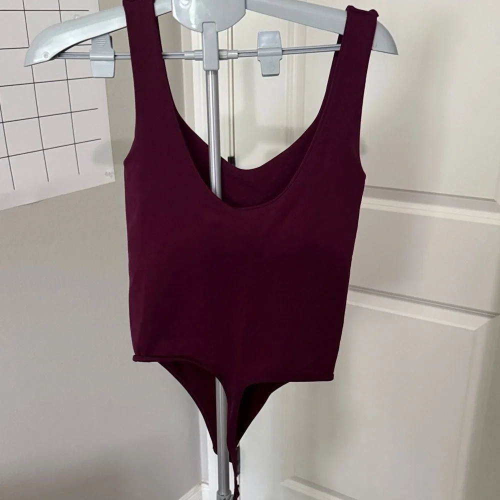 Free People Intimately Women's Bodysuit in Rich Burgundy
